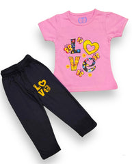 Luminous Pink Summer Set for Girls