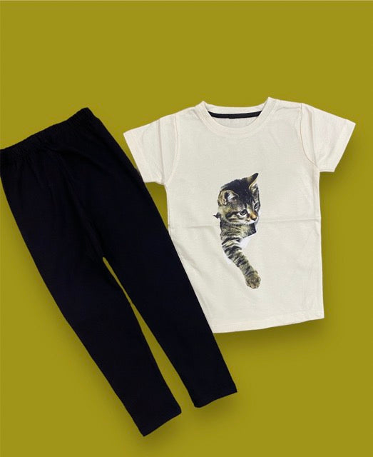Whiskered Wonderland Summer Set for Girls