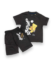 Jet Black Teddy Bear Challenge Stylish Summer Set