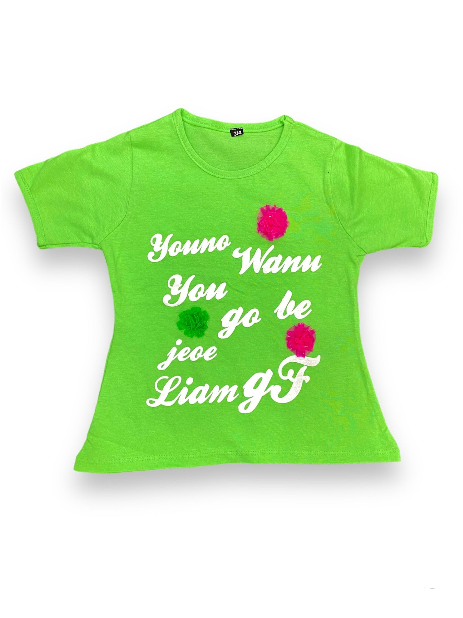 Lawn Green Summer shirt for Girls