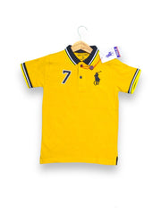 Dreamy yellow Classic Boys Formal Polo T-Shirt