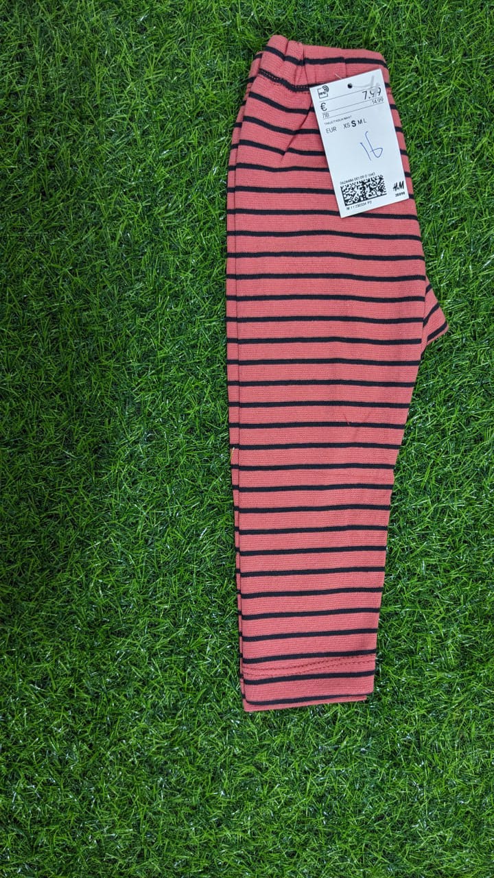 Maroon and black Lining Winter Tight