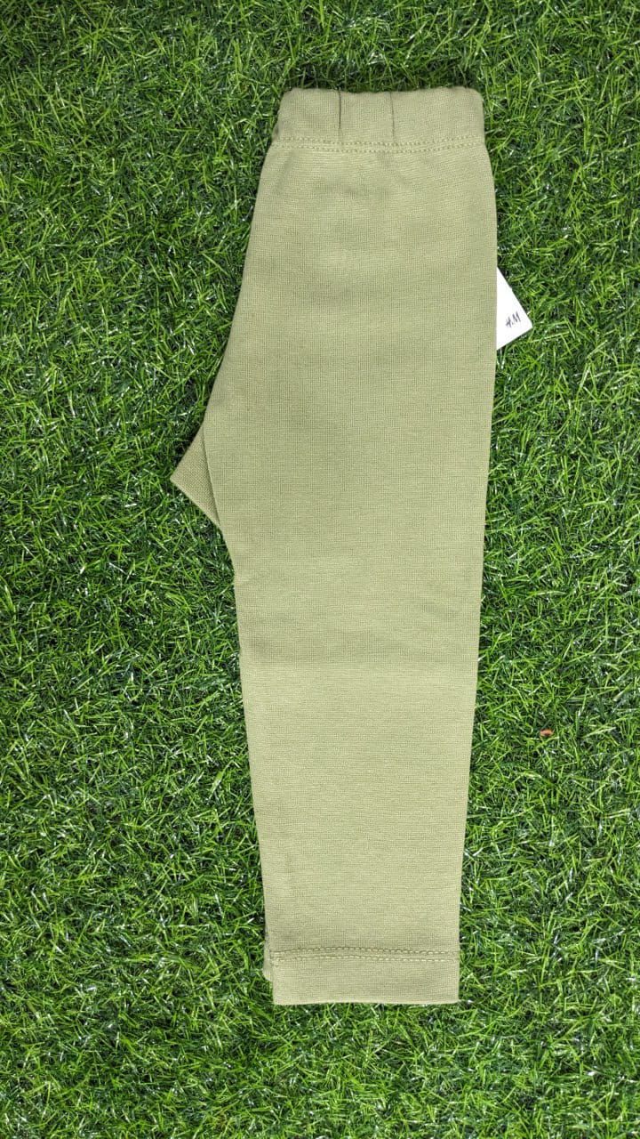 Light dull Green Colour Winter Tight