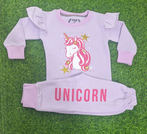 Purplish || Unicorn || Shoulder Frill Princess || Winter Set Soft Winter Fabric