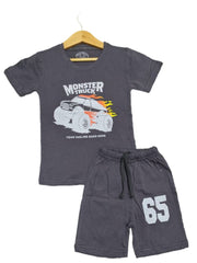 Monster Truck Your Tagline Goes Here Light Grey Summer Set