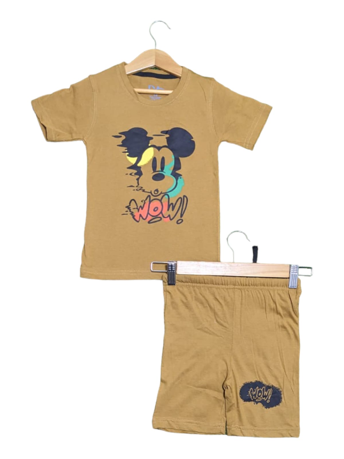Wow Mickey Elegant Brown Summer Set