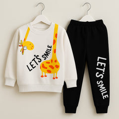 Kids Giraffe Print Tracksuit