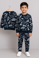 Boys Dinosaur Print Tracksuit