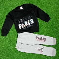 Trendy “Paris Originals” Kids Sweatshirt | Winter Outfit for Girls